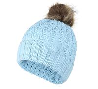 Cocila 2025 Chapeaux Tricotés Winter Woolen Adulte Neutre Chaud Garder Chapeau Casquettes De Baseball Bonnet d'hiver à Pompons pour Femme Pompon Fourrure Ponpon Homme Hiver Bonnets Polaire Coton Noir