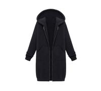 Cocila à Capuche Femmes Haut Manches Longues Manteau D'hiver Automne Et Hiver Fourrure Court (Black Xxxxxl) Veste Jean Veste Femmes Courte Blouson Only Longue En Jean Polaire Lin Hommes Moto Cuir