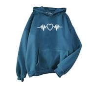 Cocila À Capuche pour Femmes La avec VêTements ÉLéGants Hauts Haut ÉLéGant Loisirs Adolescent Filles Lâche Casual Coton Pull Pilou Homme Pull Moche De NoëL Femmes Noel Personnalisable Tres Moche