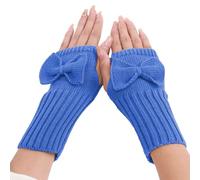 Cocila À Nœud Court Automne Et Hiver Pour Femmes Joli Poignet Tricoté En Laine Chauds Sans Doigts Mitaines Thermiques Tricotées Mitaine Laine Femme Gant Doigt Noir Gants Homme Chaude Blanc