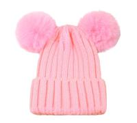 Cocila Baby Winter Hat Toddler Beanie Hats Girl Boy for Kids Knit Warm Cold Weather Bonnet Chauffant Graine De Lin (Pink One Size) Bonnet Docker Hommes Hiver Casquette Blanche Hommes Chaud Femme