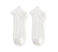 Cocila Bas De Contention Femme Chaussettes Courtes Respirantes Et Confortables En Légère Couleur Unie Pour Femmes Running Chaud Homme White 18-40 Diabétiques Socks Cadeau Socquettes 35-38