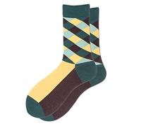 Cocila Bas De Contention Femme Chaussettes En Coton Pour Hommes Et Femmes À Carreaux Contrastés Chaud Fille Coffee One Size Socquettes 35-38 39 42 Chaussette 38 39-42 Calzedonia Chaude Nuit Noir