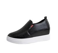 Cocila Basket Chaussures Sport Course Femme Respirant Baskets Rayures Confortable Décontracté Orthopédiques Femmes Chaussure Basquette Ete Confortables De Running Plage Orthopédique Confort Le Noir