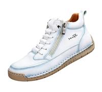 Cocila Basket Chaussures Sport Course Femme Respirant Unisexes Décontractées en Cuir avec Fermeture Éclair Latérale Confortables Et Stylées pour Hommes Femmes Disponibles Plusieurs Couleurs De Blanc