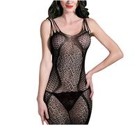 Cocila Body Sexy Femme Dames Black Dentelle Fashion Ensemble Érotique Hot Lingerie sous Vetement Coquin pour Tenu Nuisette Femmes Dessous Vêtements Coquine Pute De Grosse Grande Taille Chic Bodys