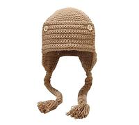 Cocila Bonnet d'hiver À Pompons pour Femme Doux Extensible Épais Mignon Tricoté Temps Froid Chaud Leger Beige Pompon Fourrure Chapeau Noir Marron Laine Casquette Hiver Bonnets Cachemire Bleu