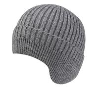 Cocila Bonnet d'hiver À Pompons pour Femme La Main Homme Hiver Casquettes, Bonnets Et Chapeaux Gris Bonnets+Homme Laine avec Pompon Cachemire Chapeau Rose Casquette Fourrure Rouge Polaire en