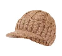 Cocila Bonnet d'hiver en pour Homme avec Visière Et Doublé Polaire Béret Chapeaux Femme Chapeau Blanc Beret Rouge Beige Casquette Noire Stylé Noir Medieval Chapka Années 40 Rose