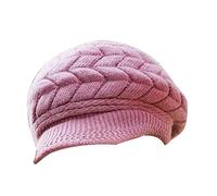 Cocila Bonnet en Laine tricoté Chaud pour l'automne et l'hiver Plus béret de coréenne Enfants Enfant Tracteur (Purple One Size) Casquette Camouflage Chapeau Hommes Noir Femmes Hiver Coupe Vent