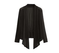 Cocila Cardigan à Manches Longues en De Soie GlacéE pour Femmes Jupe Col V Cardigans Longs HabilléEs (Black 2XL) Veste Jean Veste LéGèRe Militaire Kaki Blouson Only Ski Grande Taille