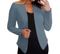 Cocila Cardigan éPais Ouvert sur Le Devant pour Femmes Veste Manteau VêTements D'extéRieur Tenues Tendance d'automne 2025 Noir Long (Bu1 XXL) Veste Jean Femmes Cuir en Jean Rose Blouson Only