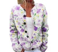 Cocila Cardigan LéGer Et éLéGant Ouvert sur Le Devant pour Femmes Manteaux Grande Taille Purple L Veste Noire Veste Demi Saison Femmes MatelasséE Hiver Simili Cuir DéContractéE Manteau Noir