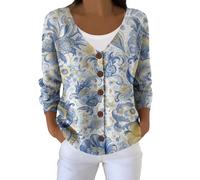 Cocila Cardigan Tricoté DéContracté pour Femmes Pull d'automne Veste Paillette Enfant (Light Blue XXXL) Veste Entre Saison Femmes Automne Noir en Cuir Equitation Moto Homologué Hommes Impermeable A