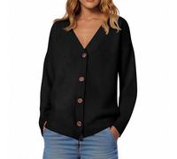 Cocila Cardigans DéContractéS à Manches Longues pour Femmes Veste Professionnelle (Black XL) Veste Printemps Noir en Cuir Marron MolletonnéE Only De Running Grande Taille Fourrure