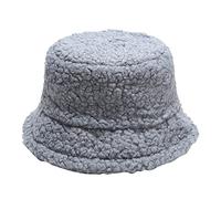 Cocila Casquettes, Bonnets Et Chapeaux Femmes Moelleux Vache Imprimer Seau Femmes en Plein Chaud Soleil Chapeau Doux Velours PêCheur Cap Dame Panama Femelle (Blue, M) Cagoule Polaire