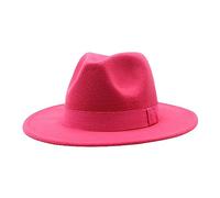 Cocila Chapeau Seau à Solide pour Hommes Et Femmes Jazz British Hat Casquette Noire (Hot Pink M) Casquette sans VisièRe Bonnet Femmes Polaire Leopard RandonnéE Hommes Marron Respirante Bleu Marine