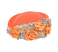 Cocila Chapeaux d'église pour Femmes Chapeaux piluliers à Fleurs fascinateurs Casquettes de thé Béret De Chasseur Alpin (Light Yellow One Size) lot Casquette Homme Casquette Baseball Camouflage