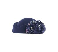Cocila Chapeaux d'église pour Femmes Chapeaux piluliers à Fleurs fascinateurs Casquettes de thé Casquette Western (Navy One Size) Casquette Baseball Jaune sans Bord Homme Chapeau Taille 60 en