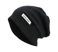 Cocila Chapeaux Fedora Et Trilby Hommes Chaud pour Femmes avec Capuchon Unisexe De Couleur Unie (Black, One Size) Bonnet Swag Ado Fille Melon Femmes Casquette France Rugby Chapeau De RandonnéE Bleu