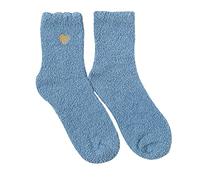 Cocila Chaussette De Noel 2 Paires Femmes Décontractée Mignon Imprimé Coton Dame Chaussettes Confortable Doux Chaud Hiver Enfile Contention Dark Blue One Size Pour Diabétiques Femme Lot Sans
