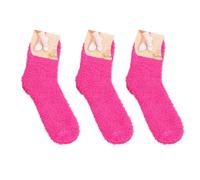 Cocila Chaussette De Noel Chaussettes Pantoufles Confortables Et Pelucheuses Pour Femmes Couchage Chaudes Douces En Peluche L'Hiver Polaire Fille 4 Ans Hot Pink One Size Femme Coton