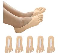 Cocila Chaussette Homme Femme Anti-Friction Femmes 5Pairs Anti- Cinq Cheville Orteils Maillés Chaussettes Liners Respirants Noir Thermique Beige One Size Fille 35 Calzedonia 39-42 Socquettes 39
