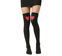 Cocila Chaussette Homme Femme Filles Chaussettes Costume Imprime Accessoires De Fête Femmes Coeur Amour Jour Saint Valentin Running Black One Size 39 42 Fantaisie Tres Chaude Socquettes 35-38