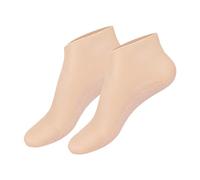 Cocila Chaussette Personnalisé Chaussettes Hydratantes En Gel De Silicone, À L', Pédicure Pour Réparer Le Talon Des Pieds Secs Et Adoucir La Peau Fille Enfant (Beige, One Size) Lot Femme Femmes