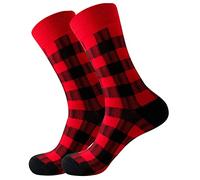 Cocila Chaussette Personnalisé Chaussettes Moyennes De Personnalité Rue Colorée D'Impression Géométrie Treillis Unisexe Adulte Amincissant En Cours F One Size Femmes 35-38 Rigolote Chaude Femme
