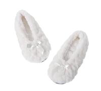 Cocila Chaussette Personnalisé Pantoufles Et Chaussettes En Velours Épais Pour Dormir Chaudes Antidérapantes Adultes Coton Majoritaire White B Sans Elastique Femme Lot De Fille 35 38 Fantaisie