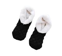 Cocila Chaussettes Antidérapantes Femme De Chaudes Couleur Unie Pour Dames En Molleton Corail Tricotées Peluche Ski Sans Pieds Soquette 39-42 Chaussette Coton Nuit Socquettes Femmes 35-38 Soka