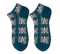 Cocila Chaussettes Antidérapantes Femme Stéréoscopiques Pour Femmes Retro Forest De Bateau Polyvalentes Courtes Grande Taille A One Size 35-38 Coton 39 42 Socquette Chaussette Fille 35 38 Soka