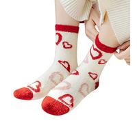 Cocila Chaussettes Antidérapantes Femme Womens The New Year Bas Pour Garder Au Chaud Légères En Coton Homme Running B One Size Socquette Chaussette 38 Fantaisie Fille 35 Sans Elastique