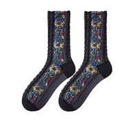 Cocila Chaussettes Chaudes Femme Homme Womens To Keep Warm Sock Restoring Ancient Ways Légères En Coton Noir Solide Black One Size Noires Chaussette Fille 35 39-42 Socquettes 39 42 Socquette
