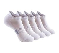 Cocila Chaussettes De Basket- Pour Hommes Courtes De Couleur Unie 5 PièCes Longues Chat (White One Size)