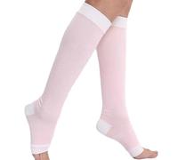 Cocila Chaussettes De Compression Graduées À Bout Ouvert Pour Femmes Bas Soutien Pression Ferme Qualité Montants Sans Orteils La Circulation Sanguine Épaisses Chausette Ski Hautes Noel Femme
