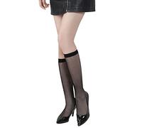 Cocila Chaussettes En Résille Noires Sexy Pour Femmes Creuses Dentelle Hautes Coton Mi Bas Resille Femme De Contention Transparent Montantes Chaussette Compression Haute Ski Montante Beige