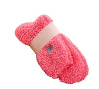 Cocila Chaussettes Homme Femme Colorful Women Soft Bed Socks Winter Warm Slipper Fleece Sock Fille Marron Red One Size Coton Chaussette Pour Lot Fantaisie Tites Avec Languettes 35-38 Sans