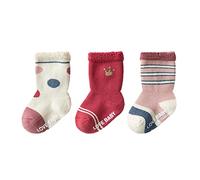 Cocila Chaussettes Homme Femme Fuzzy Plush Open Toe Comfy Cozy Crew Boot Toddlers Infant Boys Girls Winter 3 Pairs Rayé H Xs Chaussette De Nuit 39-42 35-38 Socquettes Femmes Fille 35 Coton 39