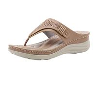 Cocila Chaussure D'éTé Creux Sur Les Femmes Flip Pantoufles Flops Hors Chaussons Pour Tongue Femmes Chaussure Confort AntidéRapante Ete Confortable Entre Doigts ÉTé Sandales Compensee Eté
