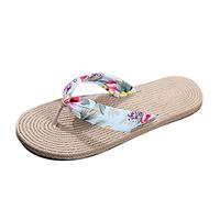 Cocila Chaussure éTé Femmes Confortable Beach Summer Pantoufles Sandales Flat Casual Flip Spring Women's Fashion And Pantoufle Sandales Orthopedique Doree Femmes CompenséEs ÉTé Flipflop