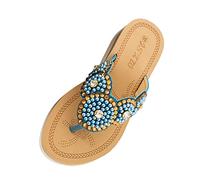 Cocila Chaussure Femmes Confort Chic Ete Sandales De Perles Fleurs Pour Grande Taille Le Commerce ExtéRieur Chaussure Femmes Confort Chic Ete Mules OrthopéDiques ÉTé D'ÉTé Entre