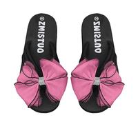 Cocila Chaussure Flip Flop Femmes Pour Style Estival Motif à Chevrons L'extéRieur Bout Ouvert DéContracté La Plage (Hot Pink 43) Chaussure Femmes Ete Sandales Confortable OrthopéDique