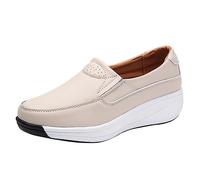 Cocila Chaussures De Course pour Femmes Légères D'Été Polyvalentes sont Confortables Et avec Un Nouveau Succès Printanier Une Sportive Running Basket Femme sans Lacets Chaussure Sport Blanc 38