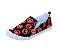Cocila Chaussures De Femme Légère Chaud Décontractées Tournesol Impression Couleur Semelle Souple Antidérapant Paresseux Basket 40 Pieds Larges Pour Femmes Chaussure Course Ete Blanches Running Orange