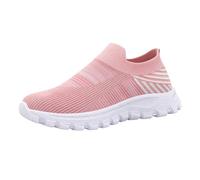 Cocila Chaussures De Femme Légère Printemps Décontractées Souples Et Respirantes À Une Jambe pour Femmes Orthopédique Chaussure Sport Mi Saison Wide Fit Basket Souple Confort Basquettes Nu Rose 37