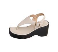 Cocila Claquettes Femmes Pour Plage Et Ville à Pince Sandales Semelle éPaisse Pantoufles Nouvelles D'éTé Souple De Sport La Chaussure Femmes 35 Beach Shoes Womens Brown Chaussure D Ete ÉTé