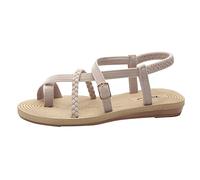 Cocila Claquettes Femmes Pour Plage Et Ville Orteil Sandales Bande Plat éLastique Ouvert Chaussure Tissage Respirant éTé (White 40) Chaussure éTé Femmes Arch Support Sandals For Women Claquette