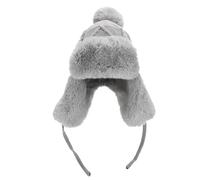 Cocila Cosy Beanie Hat Women Warm Trapper Fuzzy Ear Ski Hats for Outdoors Casquette Enfant B (Grey 16-80) Casquette Hommes Personnalisable Chapeau en Feutre Hommes Bonnet Laine Polaire Tactique